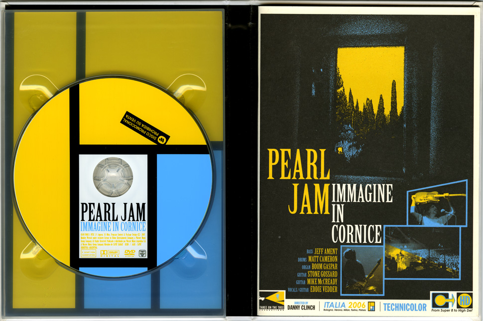 Pearl Jam Immagine In Cornice 5 Dvd Book Style Folding